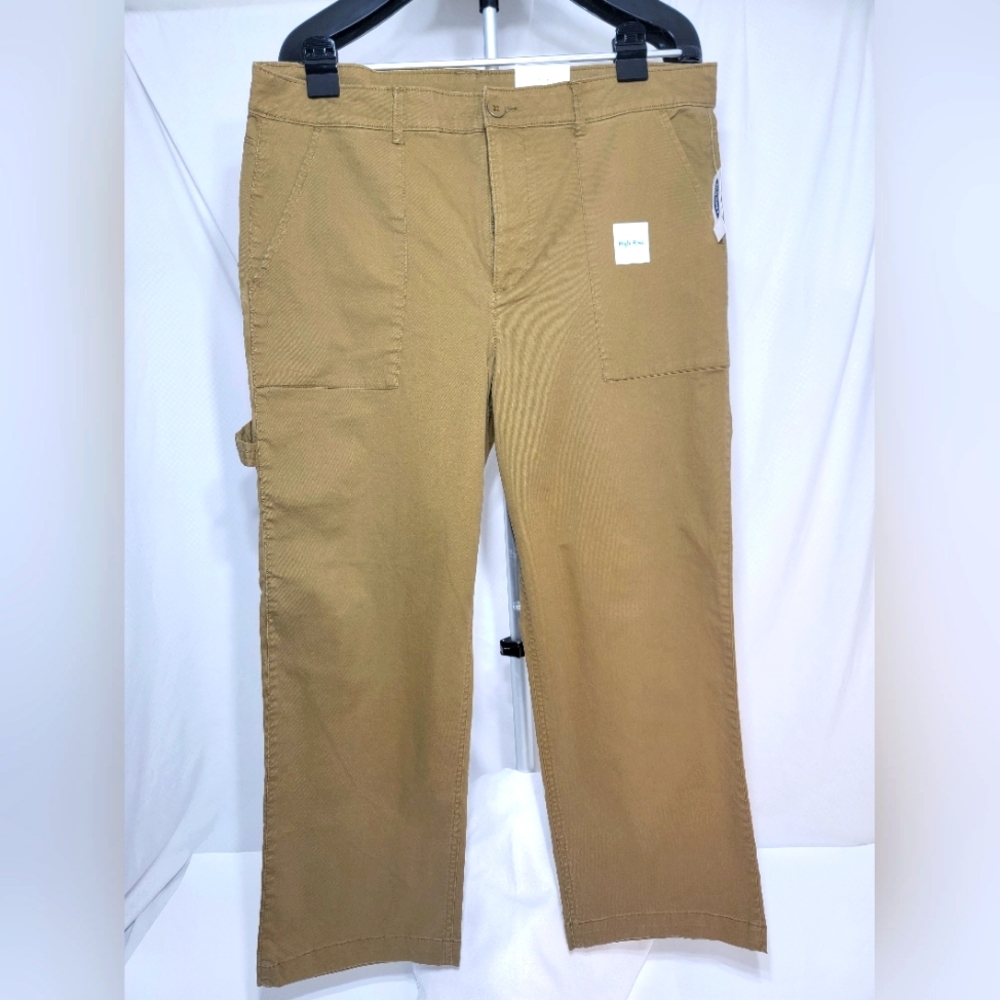 Old Navy Carpenter Khaki Pants Size 16